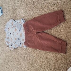Carter's Toddler Baby Boys 24M Woodland Animal Set Outfit